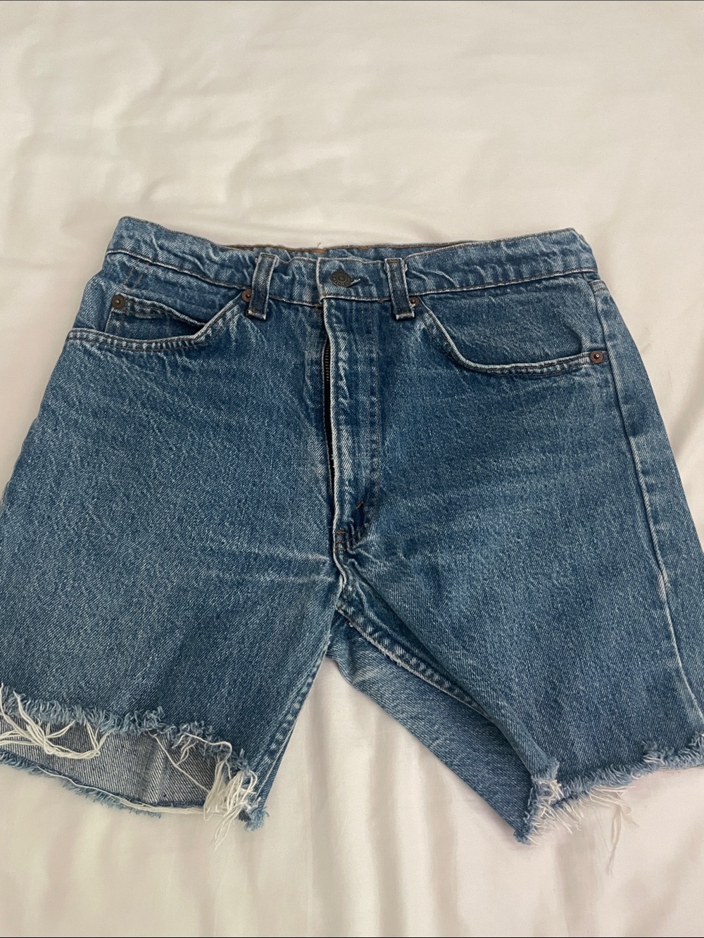 Levi's Blue Denim Cutoff Women's Shorts